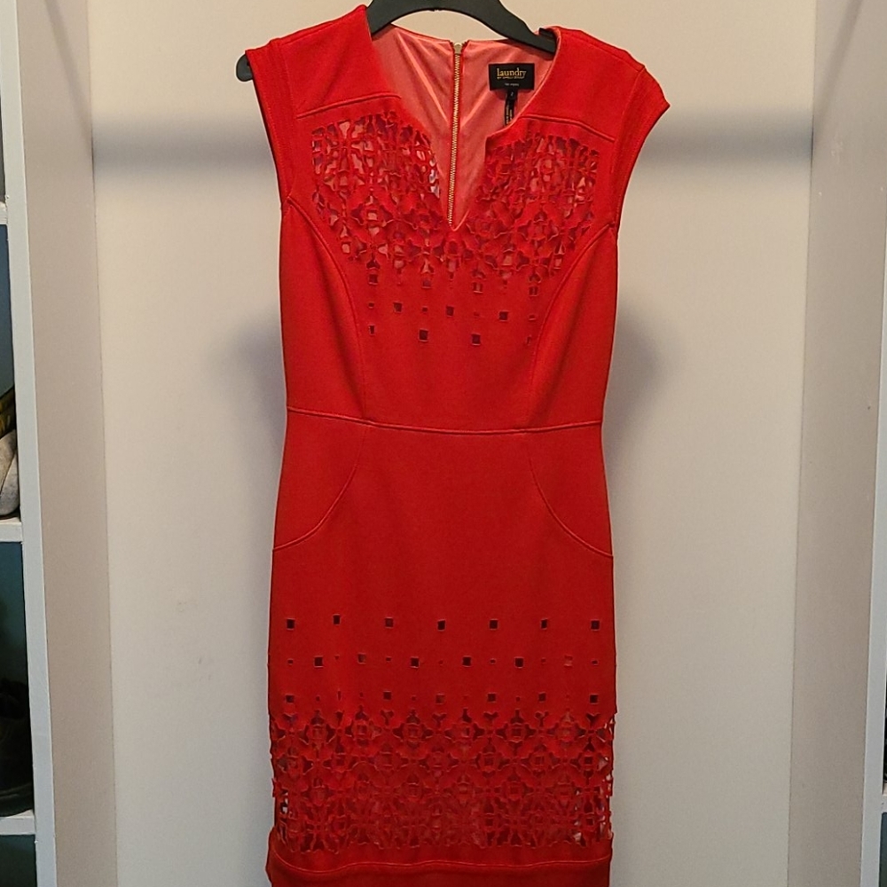 Laundry Laser Cut Dress